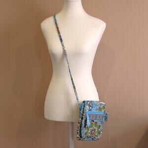Vera Bradley Mini Hipster Crossbody Purse-Bali Blue